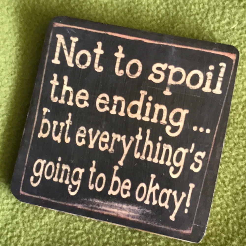 $5 w/$10 PURCHASE Handcrafted Wood Sign Magnet